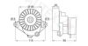 AUTEX 601465 Tensioner Lever, v-ribbed belt